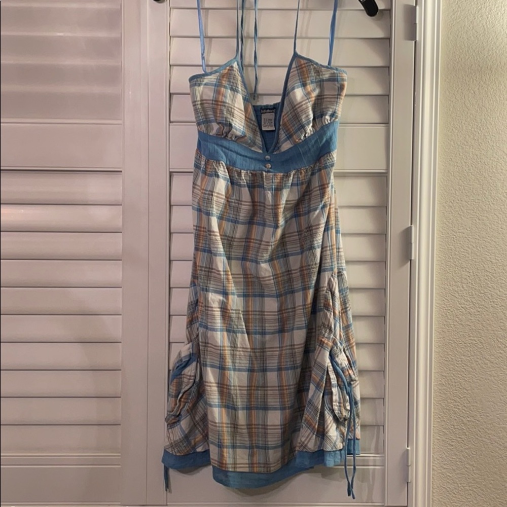 Billabong halter tie dress
